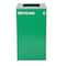 Alpine Industries 87 Gal. 3-Stream Steel Blue Recycling, Green Recycling, and Black Commercial Trash Can Station ALP4450-BLK-KIT26 - alternate 2